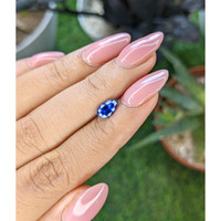 0.99 Ct. Blue Sapphire from Ceylon (Sri Lanka) Life Style