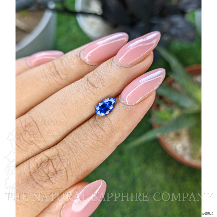 0.99 Ct. Blue Sapphire from Ceylon (Sri Lanka)