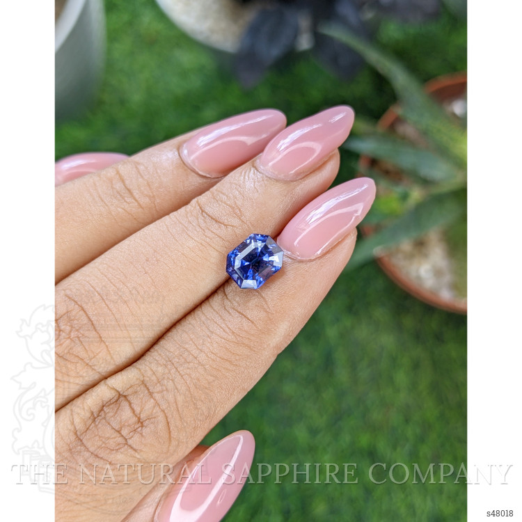 2.60 Ct. Purplish Blue Sapphire from Ceylon (Sri Lanka)