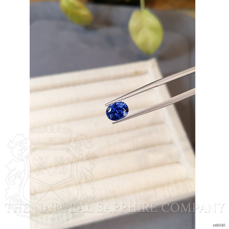 2.07 Ct. Blue Sapphire from Ceylon (Sri Lanka)
