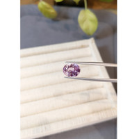 6.08 Ct. Purplish Pink Sapphire from Ceylon (Sri Lanka) Life Style