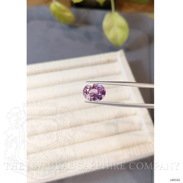 6.08 Ct. Purplish Pink Sapphire from Ceylon (Sri Lanka)