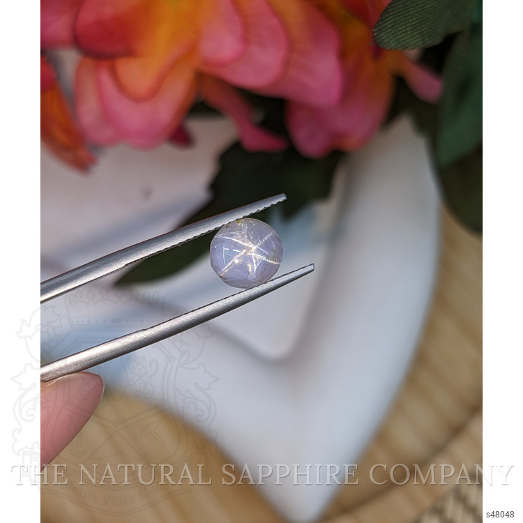 2.82 Ct. Greyish Blue Star Sapphire from Ceylon (Sri Lanka)