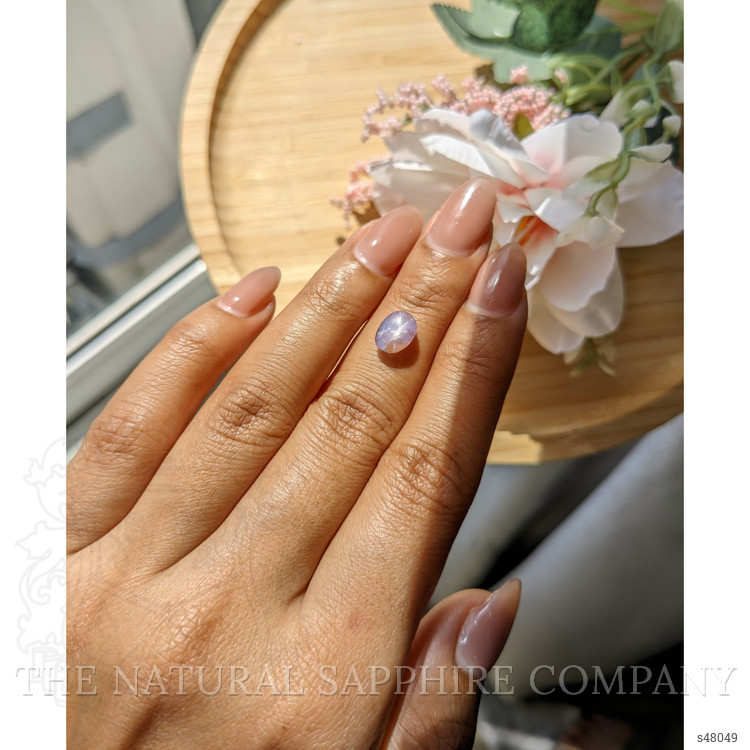 1.94 Ct. Pinkish Purple Star Sapphire from Ceylon (Sri Lanka)