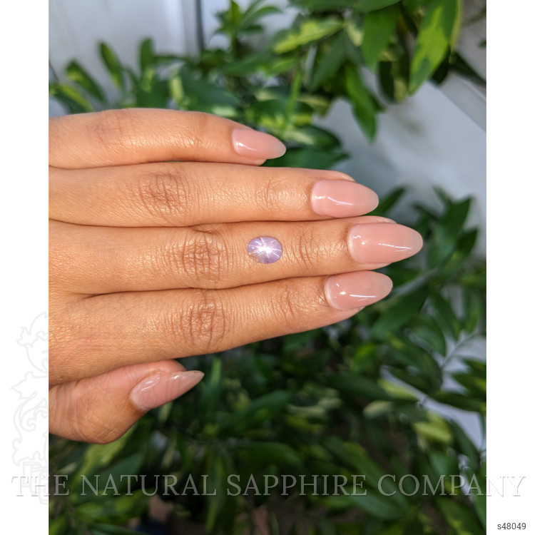 1.94 Ct. Pinkish Purple Star Sapphire from Ceylon (Sri Lanka)