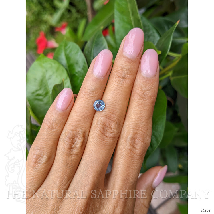 1.09 Ct. Bluish Grey Sapphire from Ceylon (Sri Lanka)