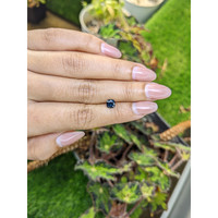 1.00 Ct. Greenish Blue Sapphire from Ceylon (Sri Lanka) Life Style