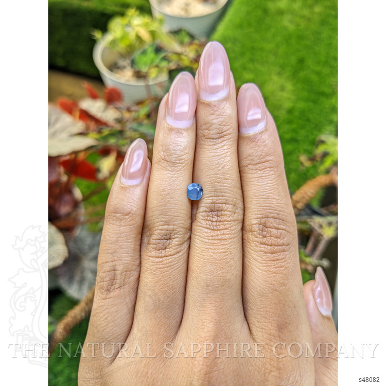 0.55 Ct. Blue Sapphire from Ceylon (Sri Lanka)