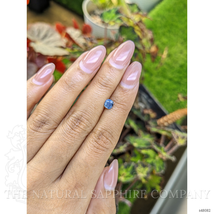 0.55 Ct. Blue Sapphire from Ceylon (Sri Lanka)