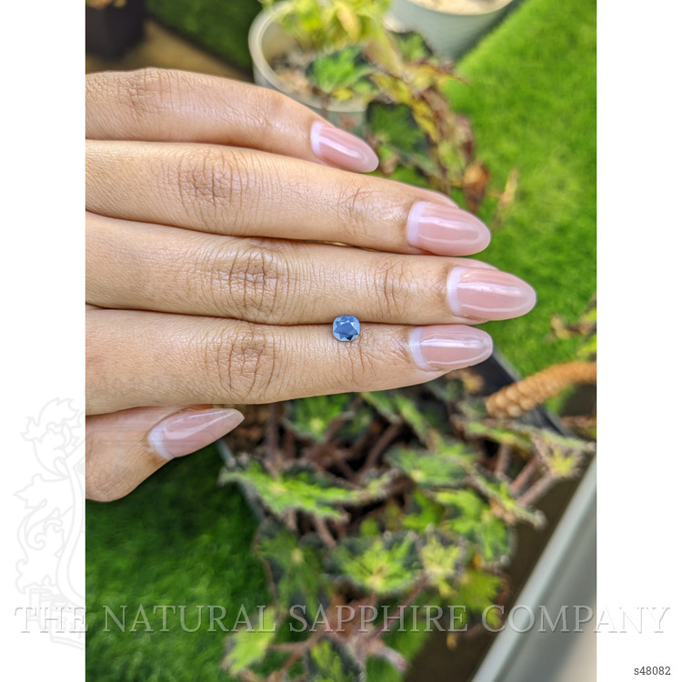 0.55 Ct. Blue Sapphire from Ceylon (Sri Lanka)