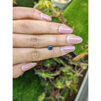0.77 Ct. Greenish Blue Sapphire from Ceylon (Sri Lanka) Life Style