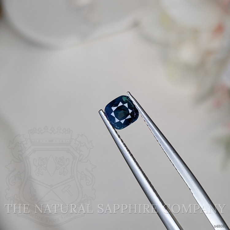 0.77 Ct. Greenish Blue Sapphire from Ceylon (Sri Lanka)
