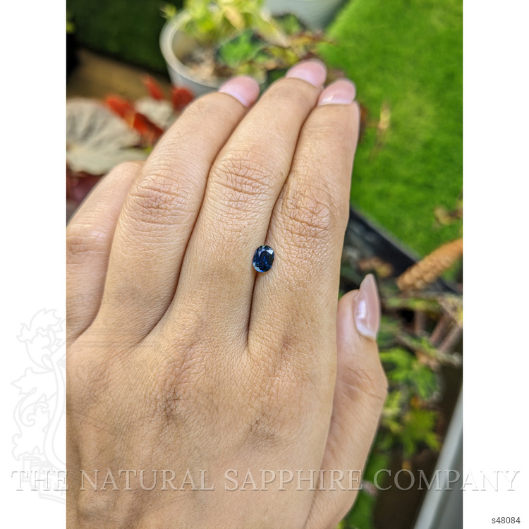 0.51 Ct. Blue Sapphire from Ceylon (Sri Lanka)