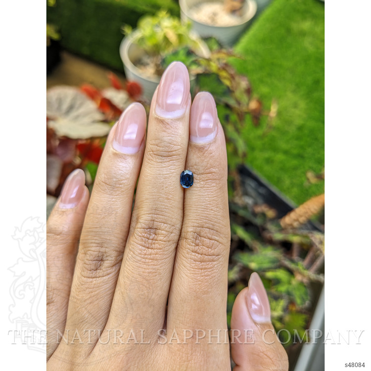 0.51 Ct. Blue Sapphire from Ceylon (Sri Lanka)