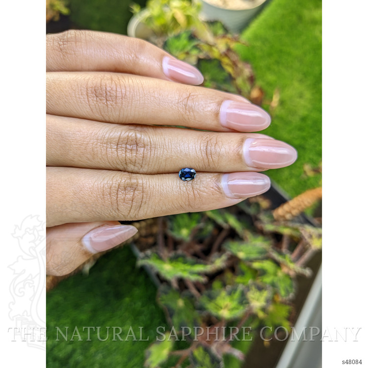 0.51 Ct. Blue Sapphire from Ceylon (Sri Lanka)
