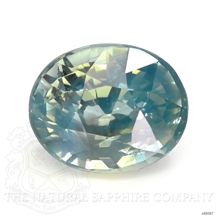 1.08 Ct. Greenish Blue Sapphire from Ceylon (Sri Lanka)