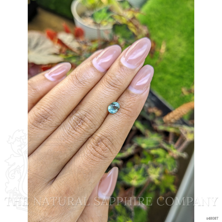 1.08 Ct. Greenish Blue Sapphire from Ceylon (Sri Lanka)