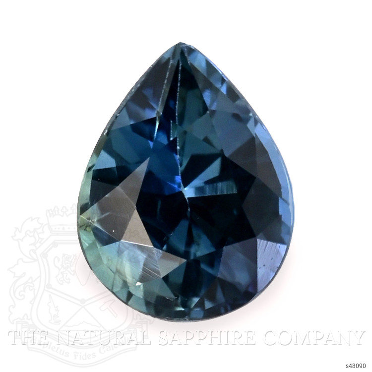0.63 Ct. Greenish Blue Sapphire from Ceylon (Sri Lanka)