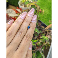 0.63 Ct. Greenish Blue Sapphire from Ceylon (Sri Lanka) Life Style