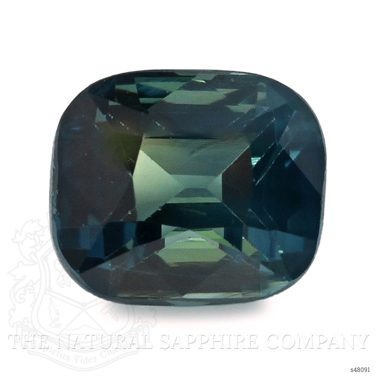 0.76 Ct. Greenish Blue Sapphire from Ceylon (Sri Lanka)