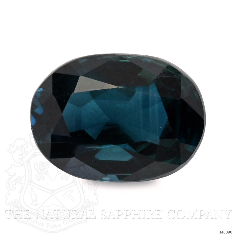 0.75 Ct. Greenish Blue Sapphire from Ceylon (Sri Lanka)