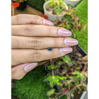 0.75 Ct. Greenish Blue Sapphire from Ceylon (Sri Lanka) Life Style