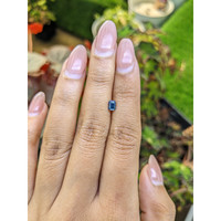 0.48 Ct. Greenish Blue Sapphire from Ceylon (Sri Lanka) Life Style