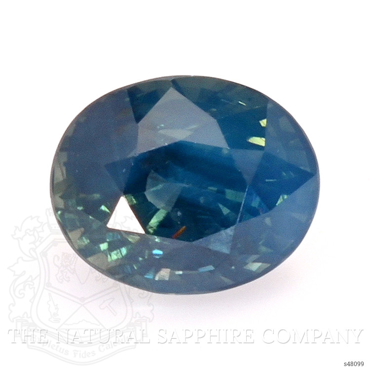0.95 Ct. Greenish Blue Sapphire from Ceylon (Sri Lanka)