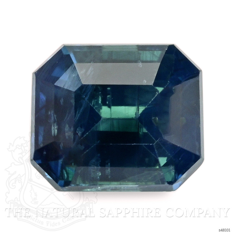 0.67 Ct. Greenish Blue Sapphire from Ceylon (Sri Lanka)