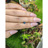 0.67 Ct. Greenish Blue Sapphire from Ceylon (Sri Lanka) Life Style