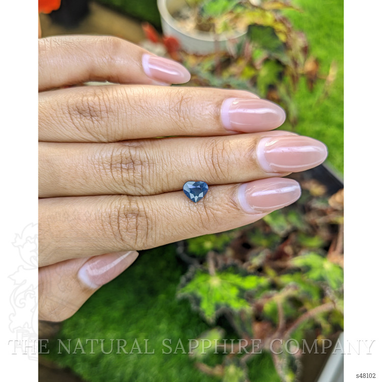 1.13 Ct. Greenish Blue Sapphire from Ceylon (Sri Lanka)