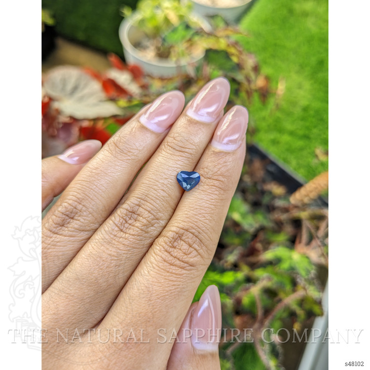 1.13 Ct. Greenish Blue Sapphire from Ceylon (Sri Lanka)
