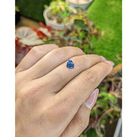 1.13 Ct. Greenish Blue Sapphire from Ceylon (Sri Lanka) Life Style