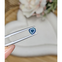 0.78 Ct. Greenish Blue Sapphire from Madagascar Life Style