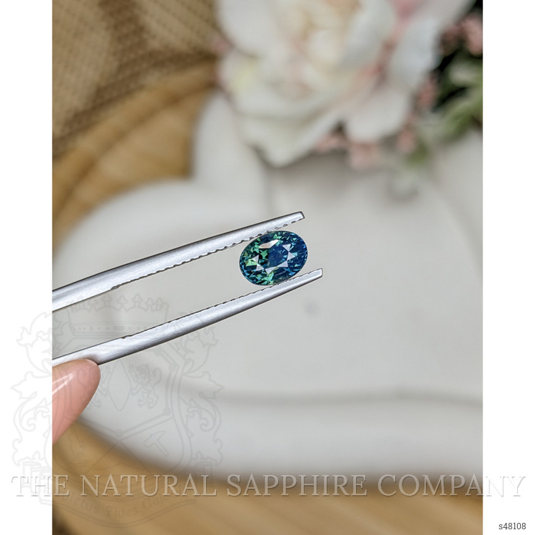 1.11 Ct. Bi Color / Parti Sapphire from Ceylon (Sri Lanka)