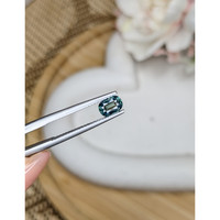 0.83 Ct. Greenish Blue Sapphire from Ceylon (Sri Lanka) Life Style