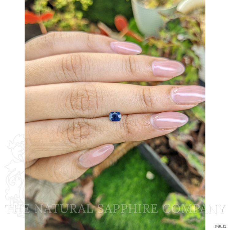 0.56 Ct. Greenish Blue Sapphire from Madagascar