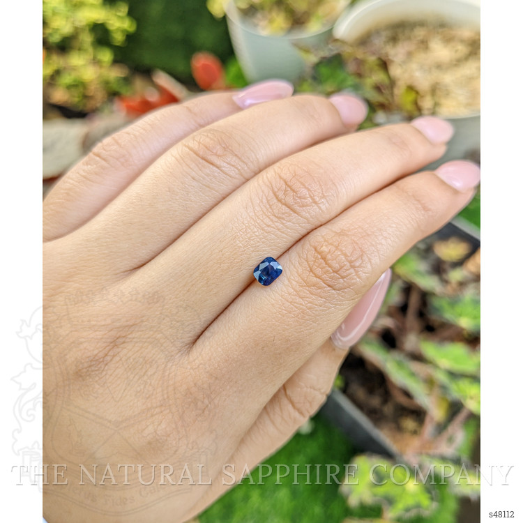 0.56 Ct. Greenish Blue Sapphire from Madagascar
