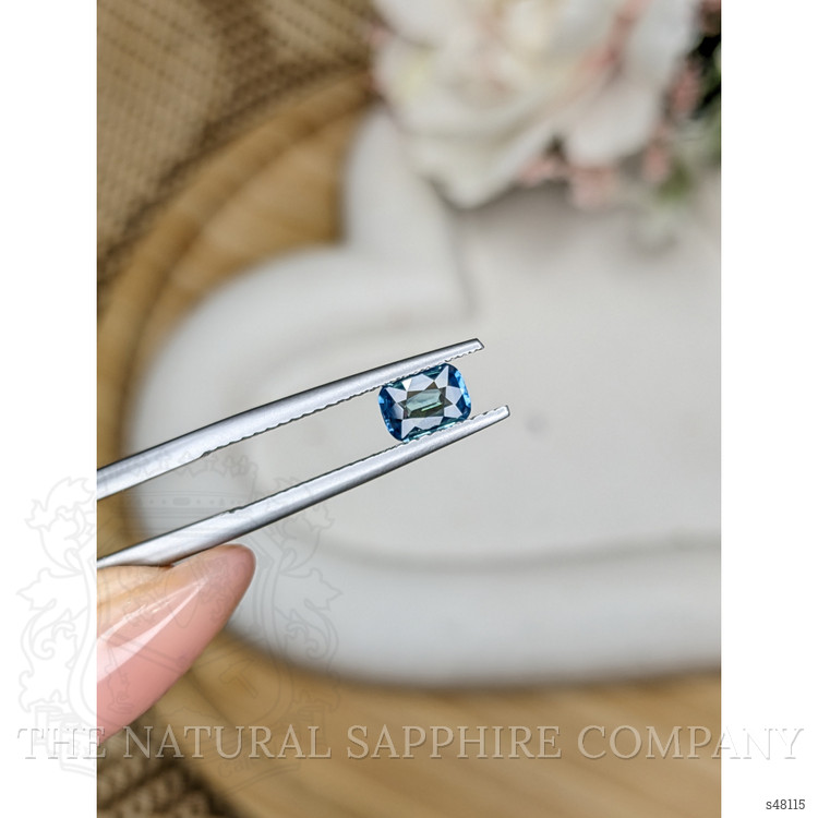 0.65 Ct. Bluish Green Sapphire from Madagascar