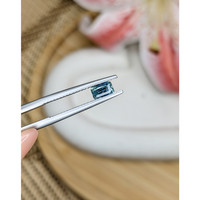 0.62 Ct. Greenish Blue Sapphire from Madagascar Life Style