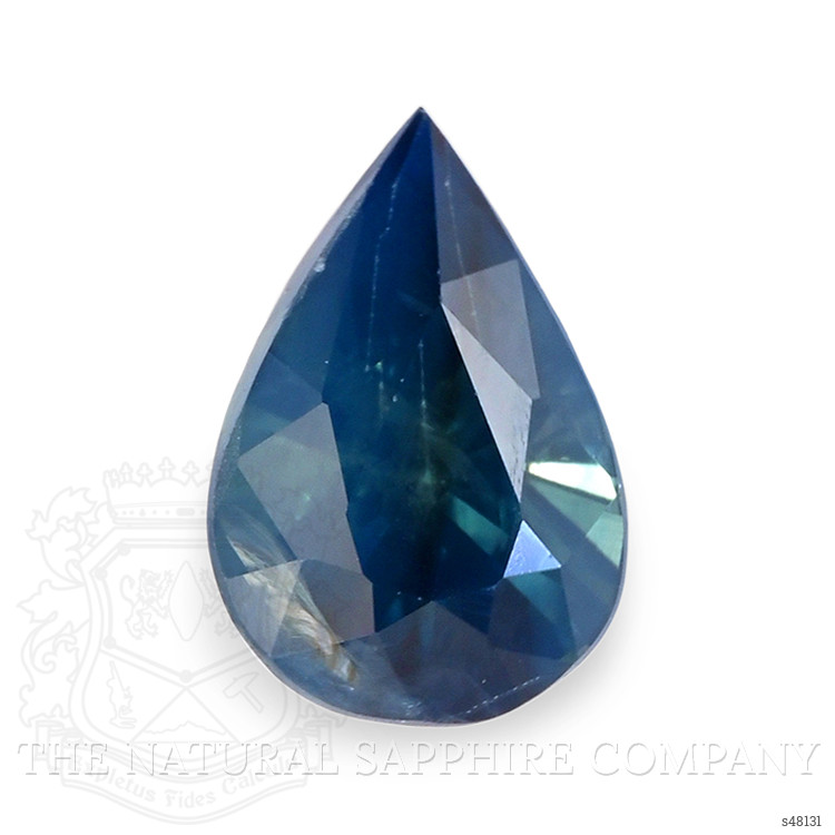 0.54 Ct. Greenish Blue Sapphire from Ceylon (Sri Lanka)