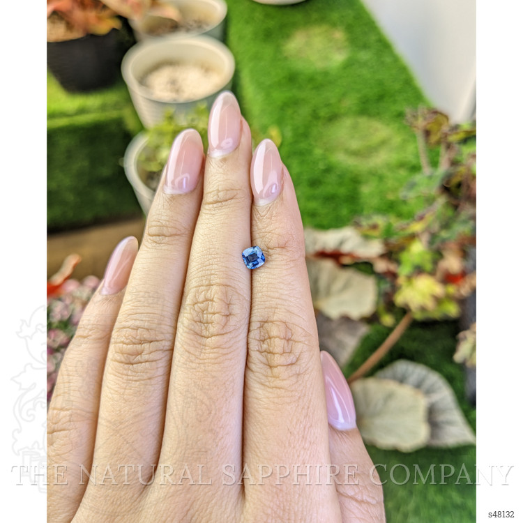 0.57 Ct. Greenish Blue Sapphire from Madagascar