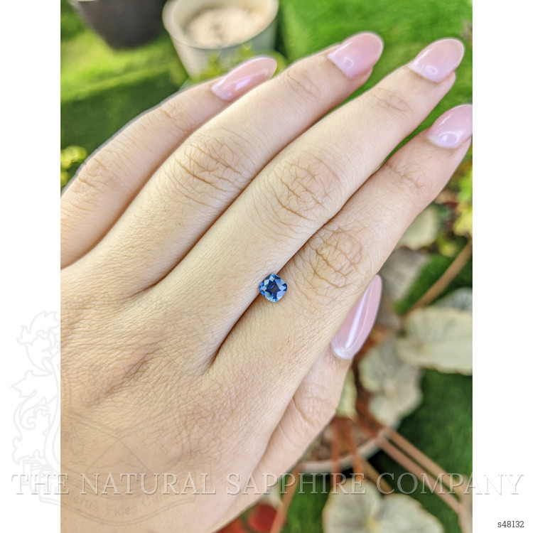0.57 Ct. Greenish Blue Sapphire from Madagascar