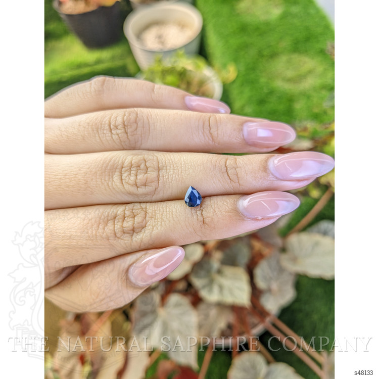 0.68 Ct. Greenish Blue Sapphire from Madagascar