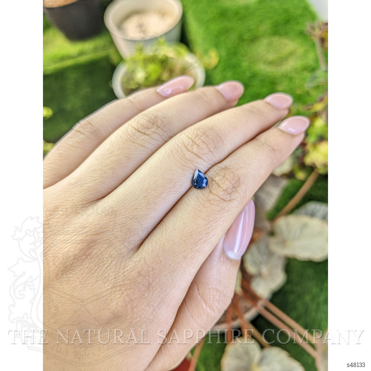 0.68 Ct. Greenish Blue Sapphire from Madagascar