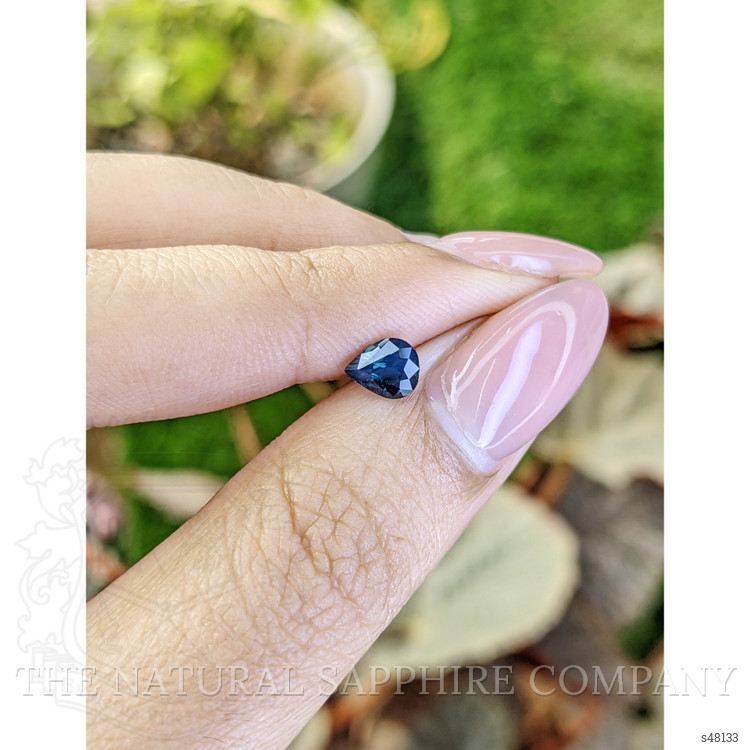 0.68 Ct. Greenish Blue Sapphire from Madagascar