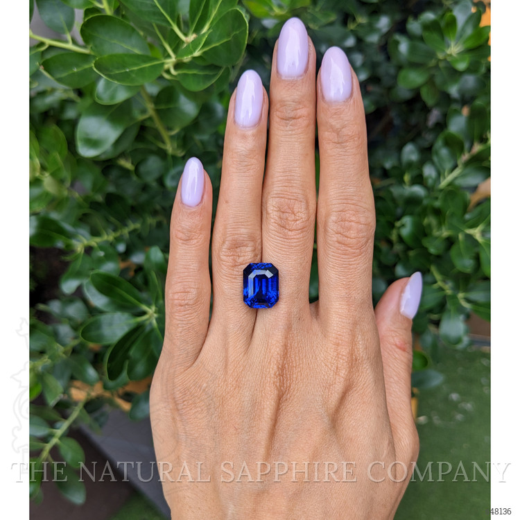 12.17 Ct. Blue Sapphire from Ceylon (Sri Lanka)