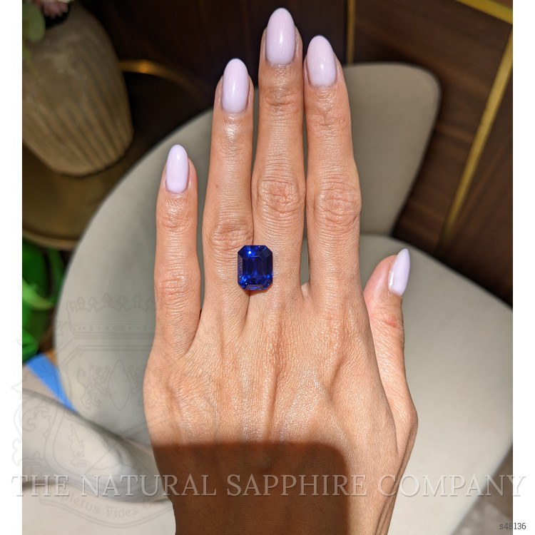 12.17 Ct. Blue Sapphire from Ceylon (Sri Lanka)