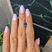 1.85 Ct. Blue Sapphire from Ceylon (Sri Lanka) Life Style