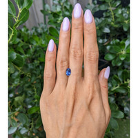1.85 Ct. Blue Sapphire from Ceylon (Sri Lanka) Life Style